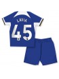 Otroški Nogometna dresi replika Chelsea Romeo Lavia #45 Domači 2023-24 Kratek rokav (+ hlače)